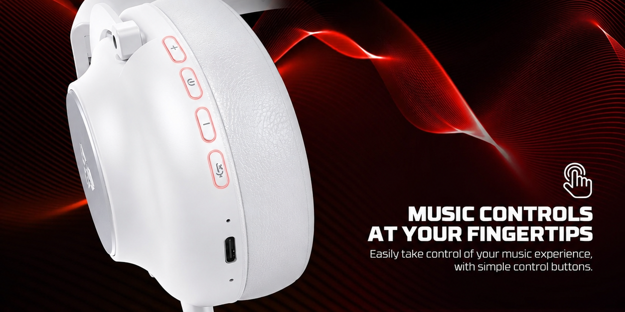 Fantech Stellar WHG05 Wireless Gaming Headset - White